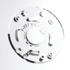 3/8″ Thick 4" Circle baseplate upgrade with bushing compatibility for Dewalt DWP611/DCW600/PC450 - Image 3