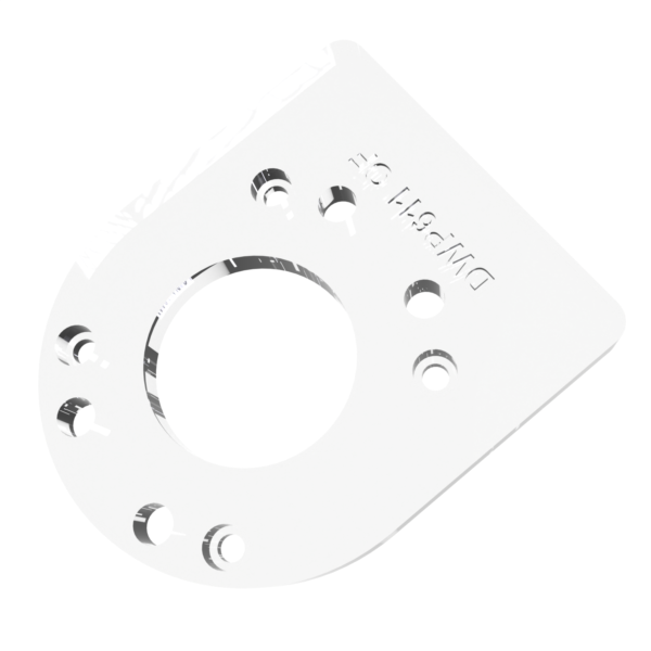 3/8″ Thick original baseplate upgrade with 2″ opening for Dewalt DWP611/DCW600/PC450 - Image 4