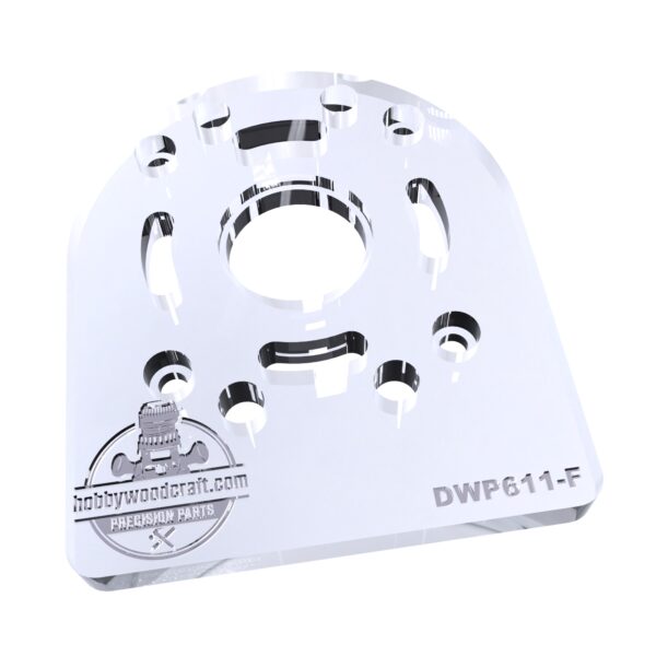3/8" Thick original baseplate upgrade with bushing compatibility for Dewalt DWP611/DCW600/PC450 - Image 2
