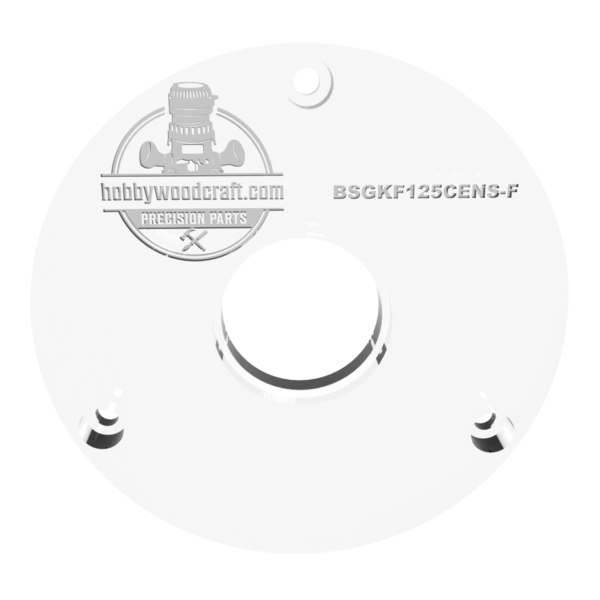 3/8″ Thick Original baseplate upgrade with bushing compatibility for Bosch GKF125CEN Colt 1.25 HP fixed base - Image 4