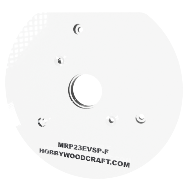3/8″ Thick Original baseplate upgrade with bushing compatibility for Bosch MRP23EVS plunge base - Image 3
