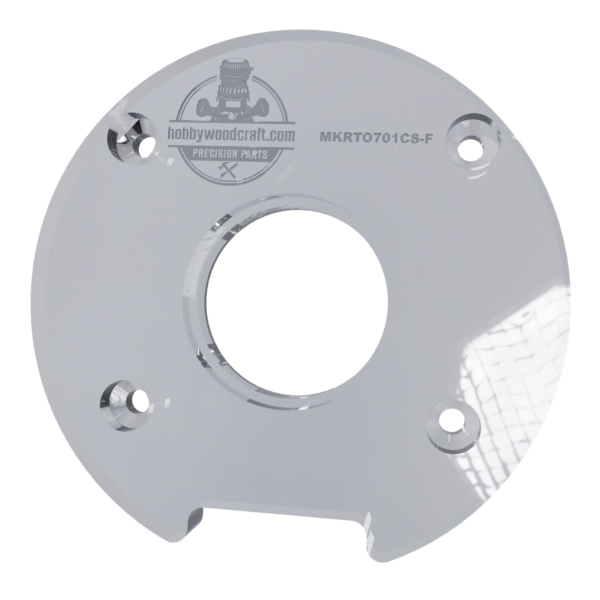 3/8″ Thick original baseplate upgrade with bushing compatibility for Makita RT0701C fixed base - Image 2