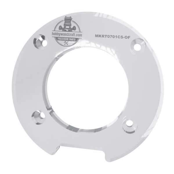 3/8″ Thick original baseplate upgrade with a 2" opening for Makita RT0701C fixed base - Image 4