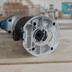 3/8″ Thick original baseplate upgrade with bushing compatibility for Makita RT0701C fixed base
