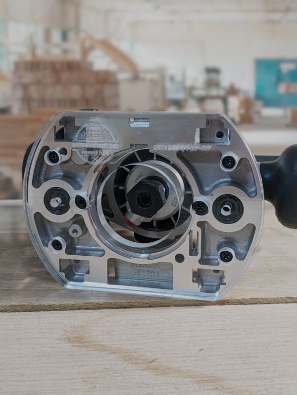 3/8″ Thick original baseplate upgrade with a 2" opening for Makita 196094-2 plunge base - Image 2