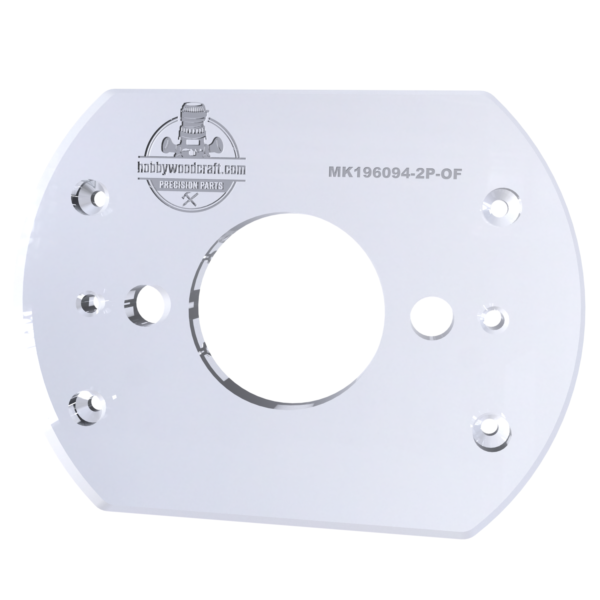 3/8″ Thick original baseplate upgrade with a 2" opening for Makita 196094-2 plunge base - Image 4