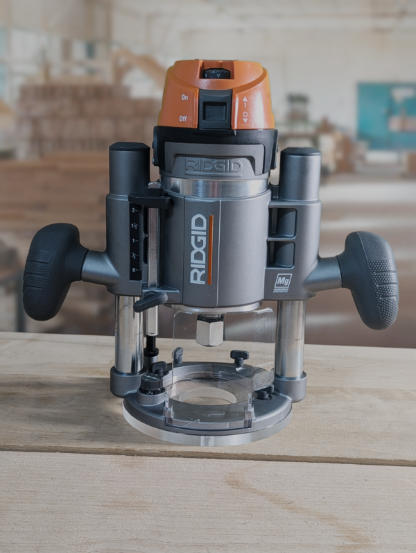 3/8″ Thick 6" Circle baseplate with a 2" opening for Ridgid R29202 plunge base - Image 3