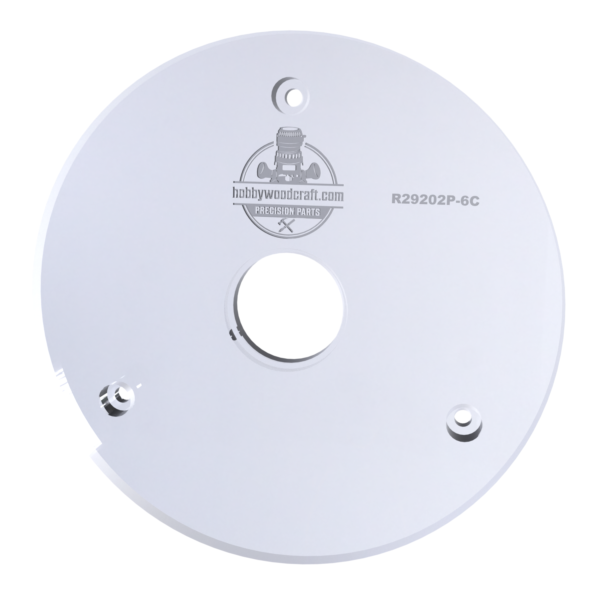 3/8″ Thick 6" Circle baseplate upgrade with bushing compatibility for Ridgid R29202 plunge base - Image 4