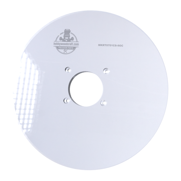 3/8″ Thick 9" Circle baseplate with a 2" opening for Ridgid R29202 plunge base - Image 4