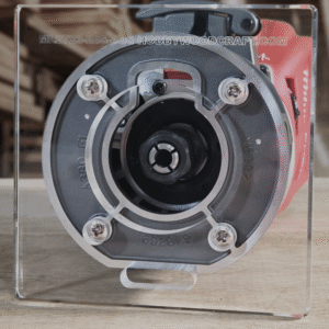 3/8″ Thick 4" square baseplate upgrade with a 2" opening for Milwaukee M18 2723-20 fixed base router.