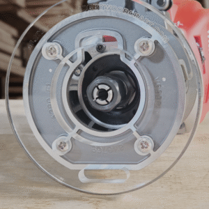 3/8″ Thick baseplate upgrade with a 2" opening for Milwaukee M18 2723-20 fixed base router.