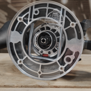 3/8″ Thick baseplate upgrade with bushing compatibility for Milwaukee 48-10-5601 plunge base.