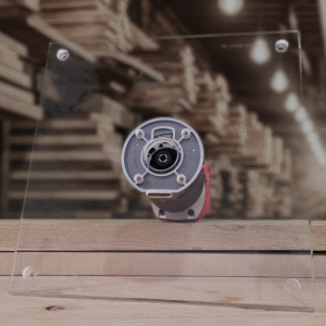 3/8″ Thick 11" Square baseplate upgrade with bushing compatibility for Milwaukee M18 2723-20 fixed base router.