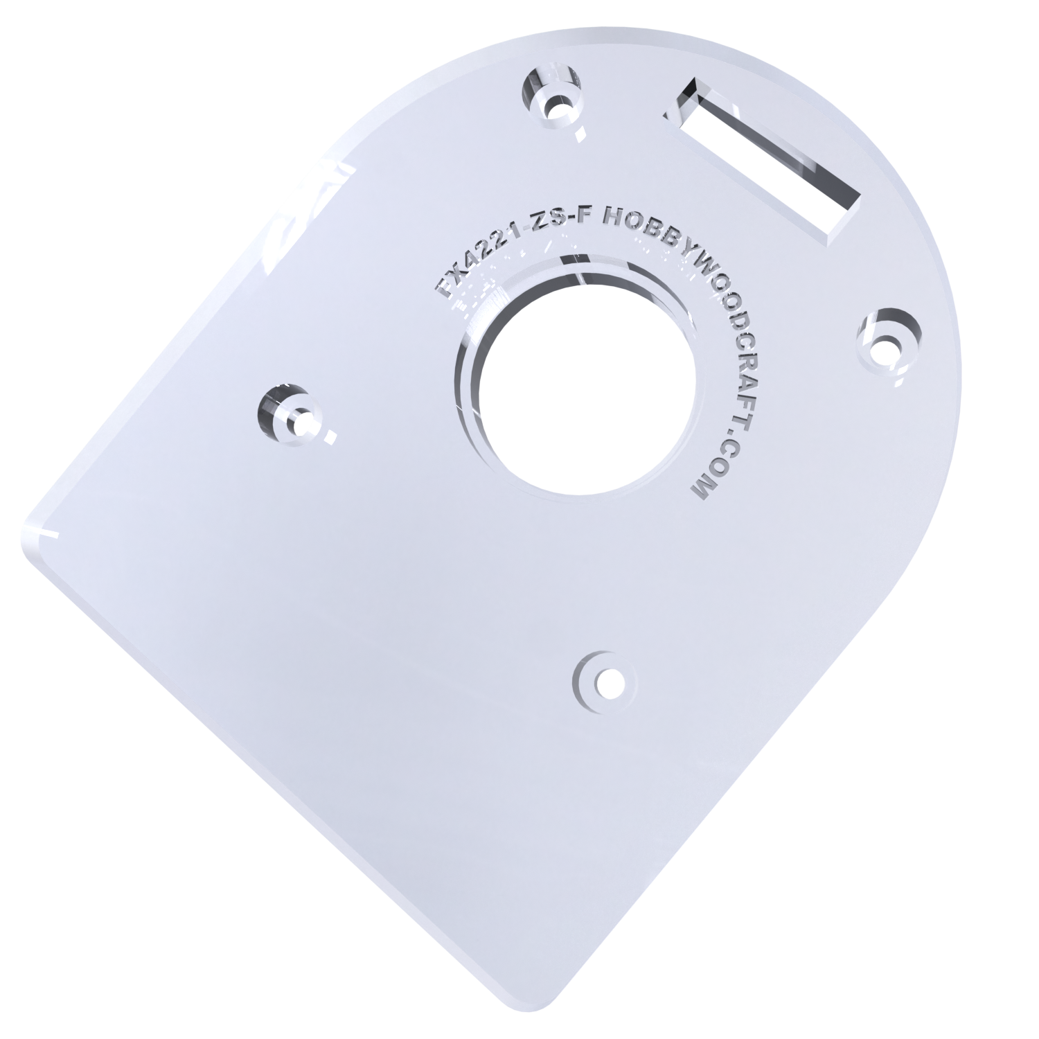 3/8″ Thick baseplate upgrade with bushing compatibility for Flex FX4221-Z fixed base router. - Image 4