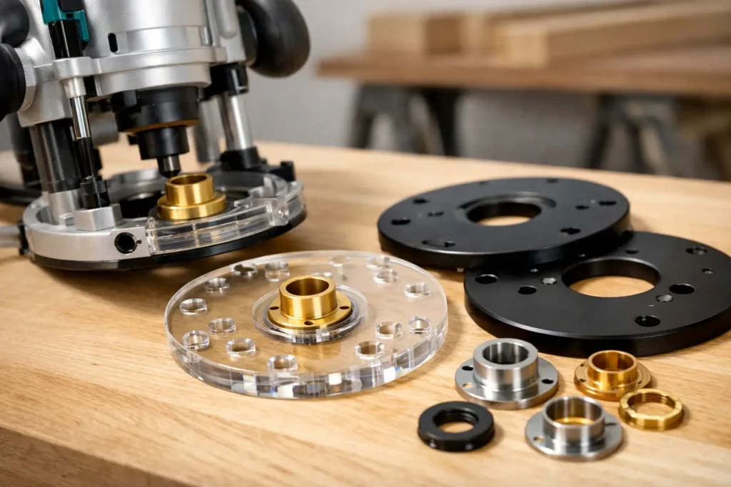 Choosing a Router Baseplate for Guide Bushings