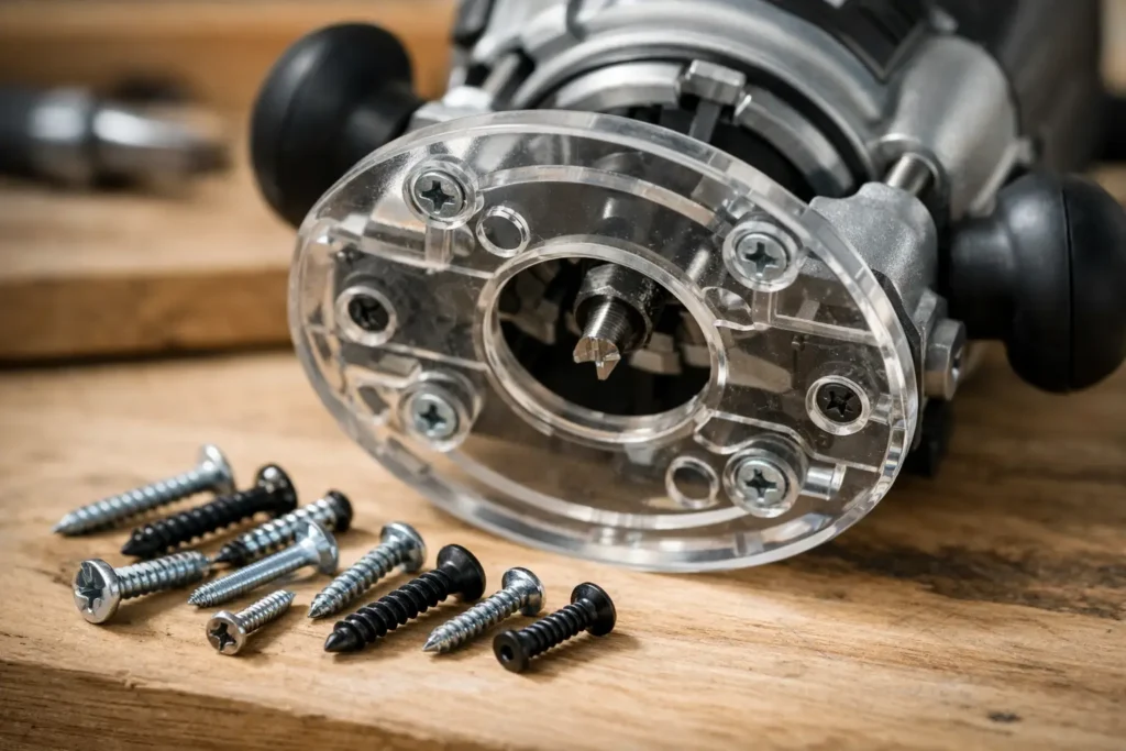 What Screws Fit a Router Baseplate Properly?
